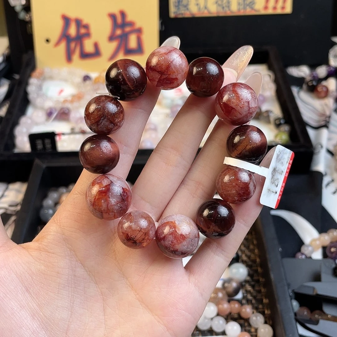 水晶手链未镶嵌红胶花
