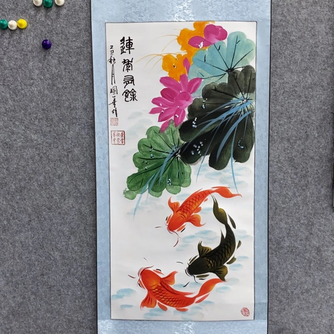 国画刘国华手绘作品1111