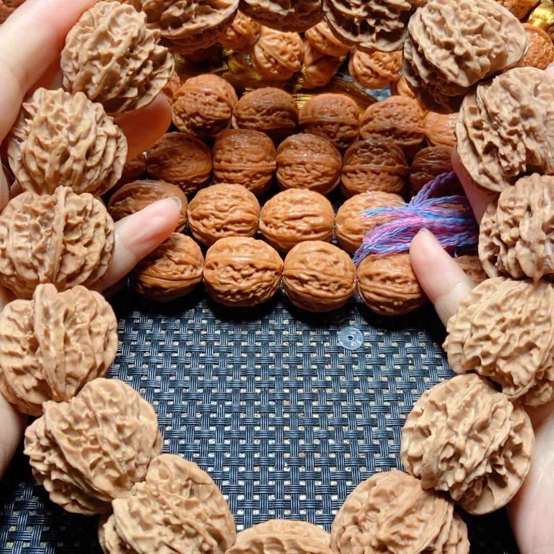 文玩核桃手串岐山三棱