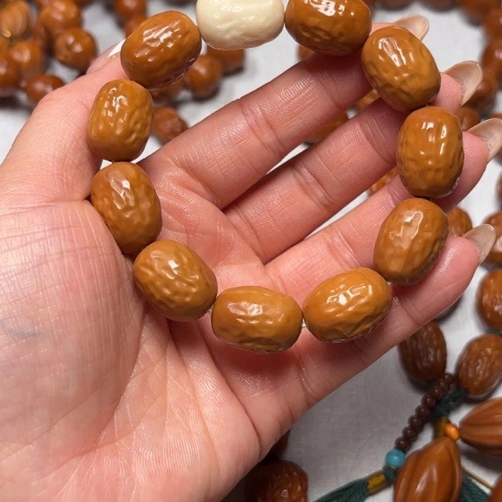 橄榄核手串/手链1.5奶枣