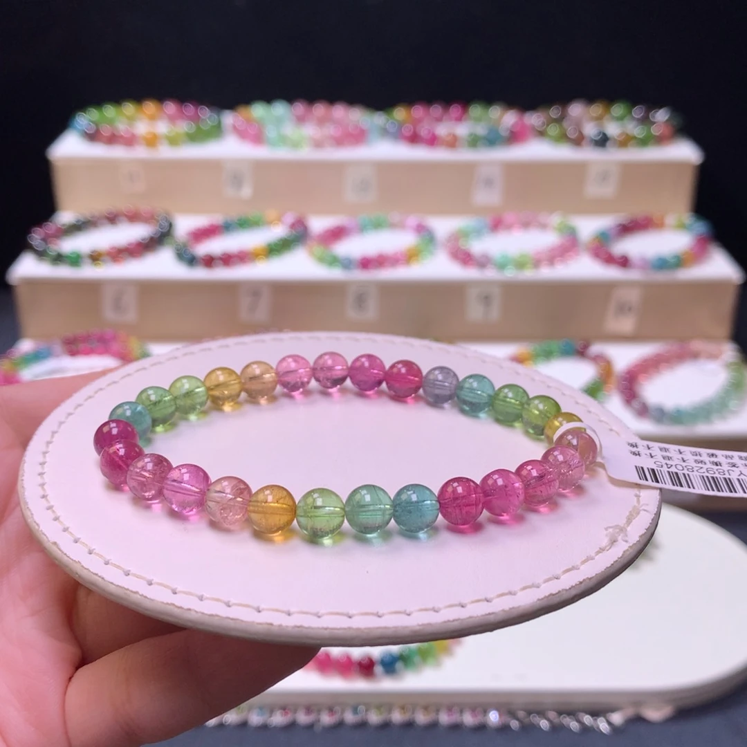 未镶嵌手链碧玺碧玺