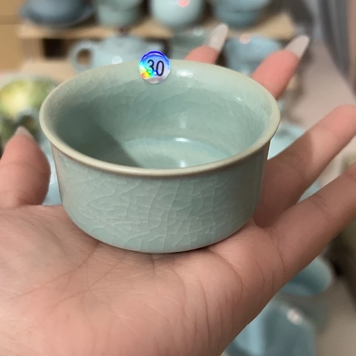 瓷其他仿古釉唇口杯编号30