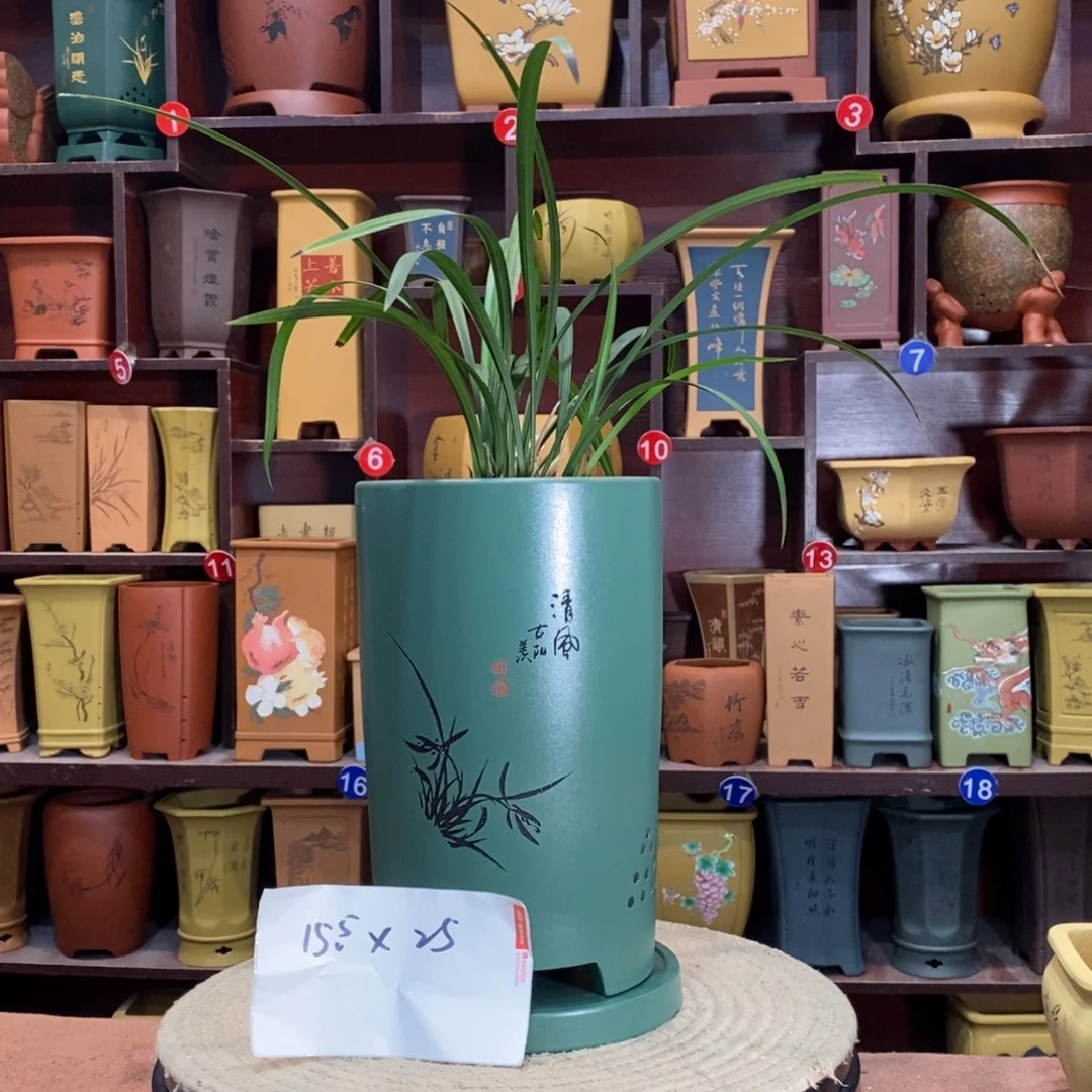 紫砂艺术紫砂花盆