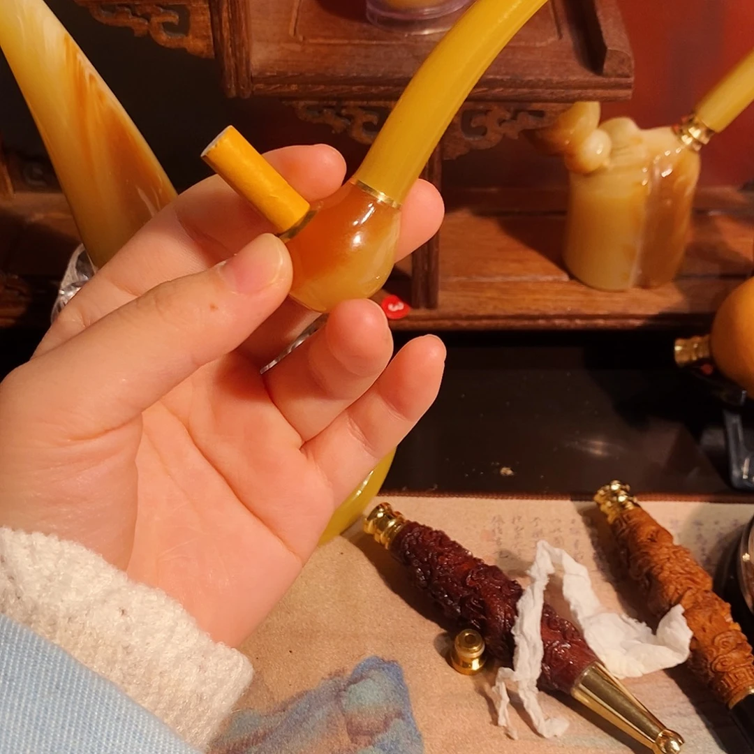 陶瓷牛角手工制作