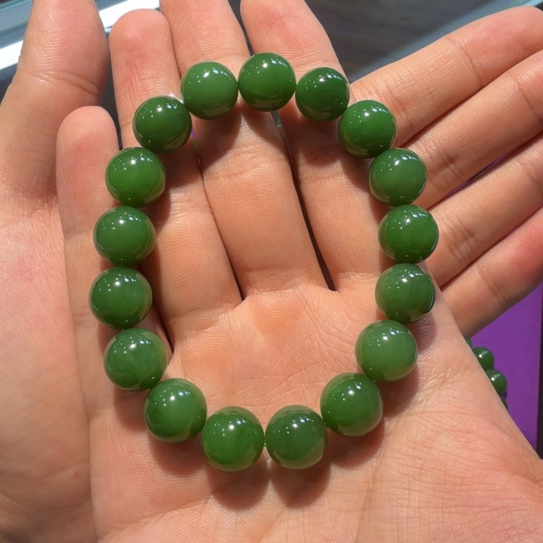 和田玉（碧玉）未镶嵌手串
