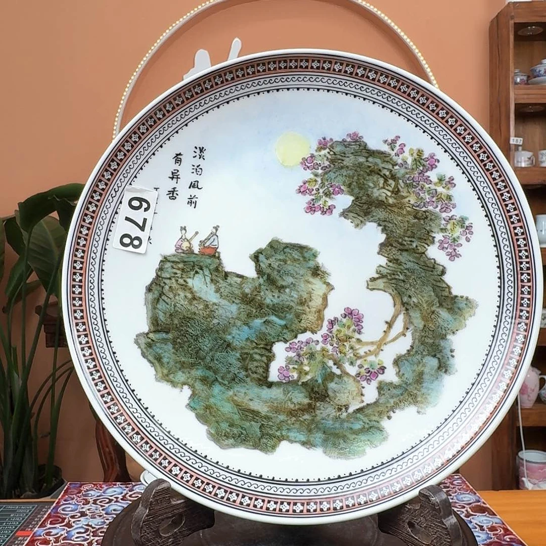 景德镇陶瓷手工瓷盘