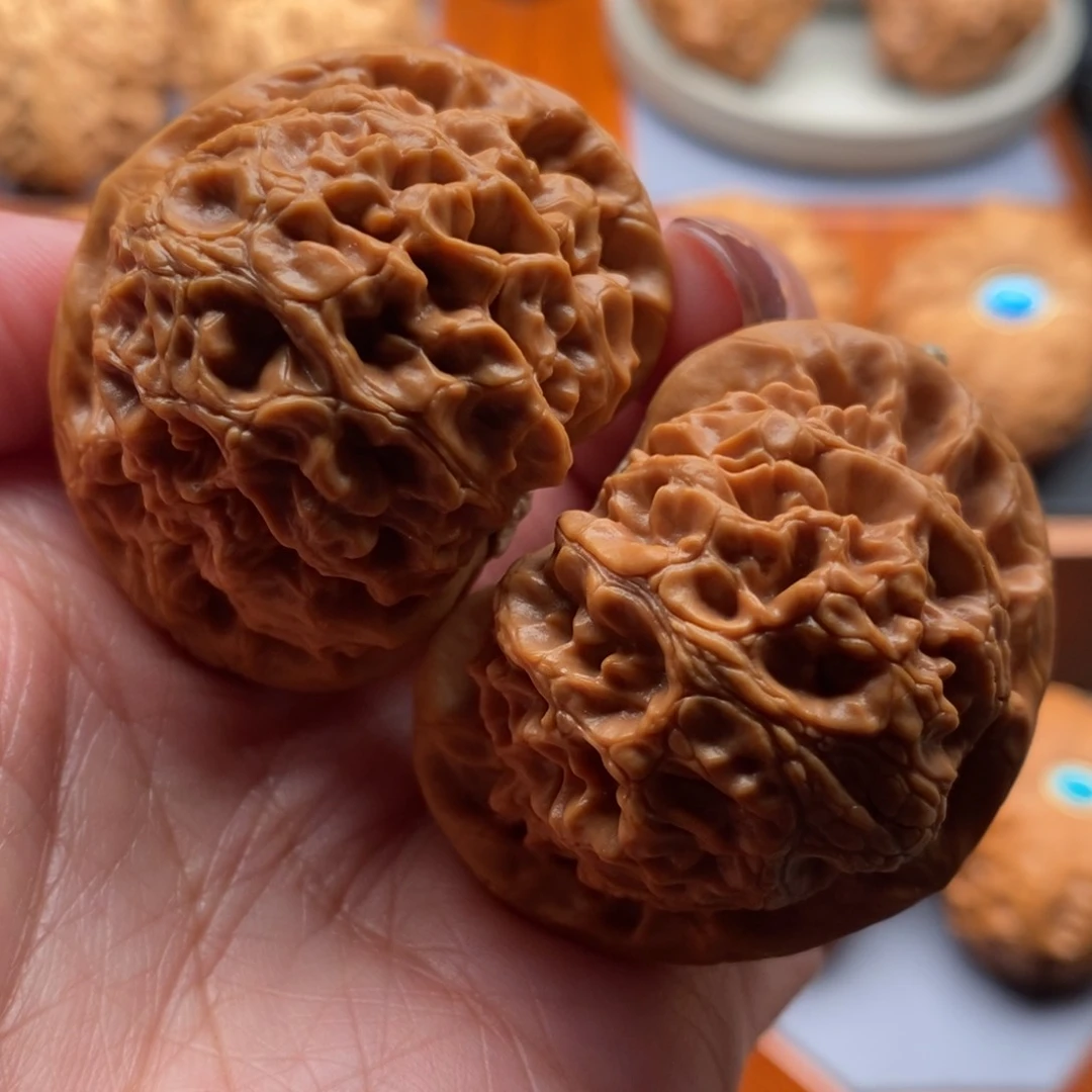 文玩核桃把件43尺寸宫灯