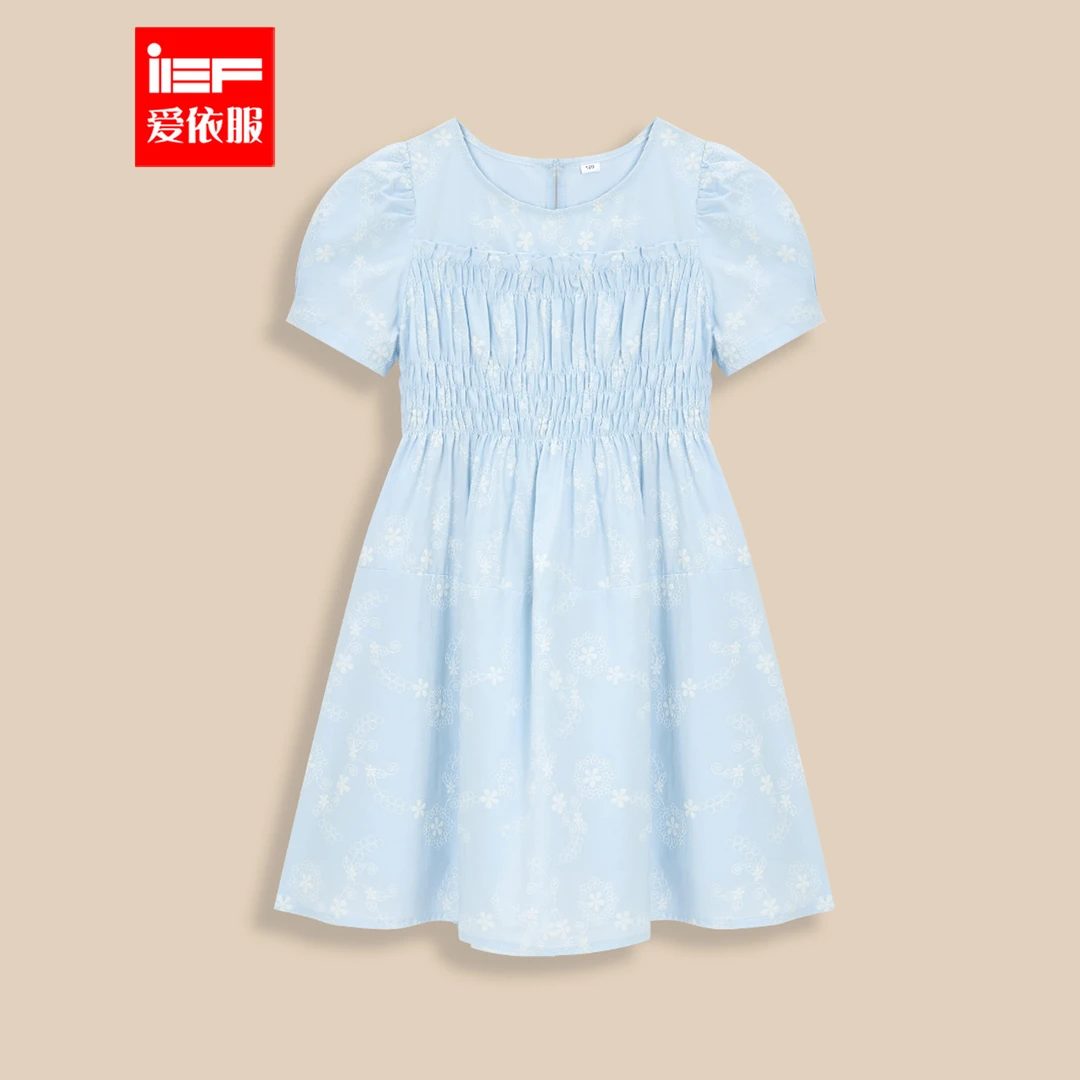 MINIIEF【爱依服童装】2025夏季新款韩版甜美可爱洋气女童连衣裙