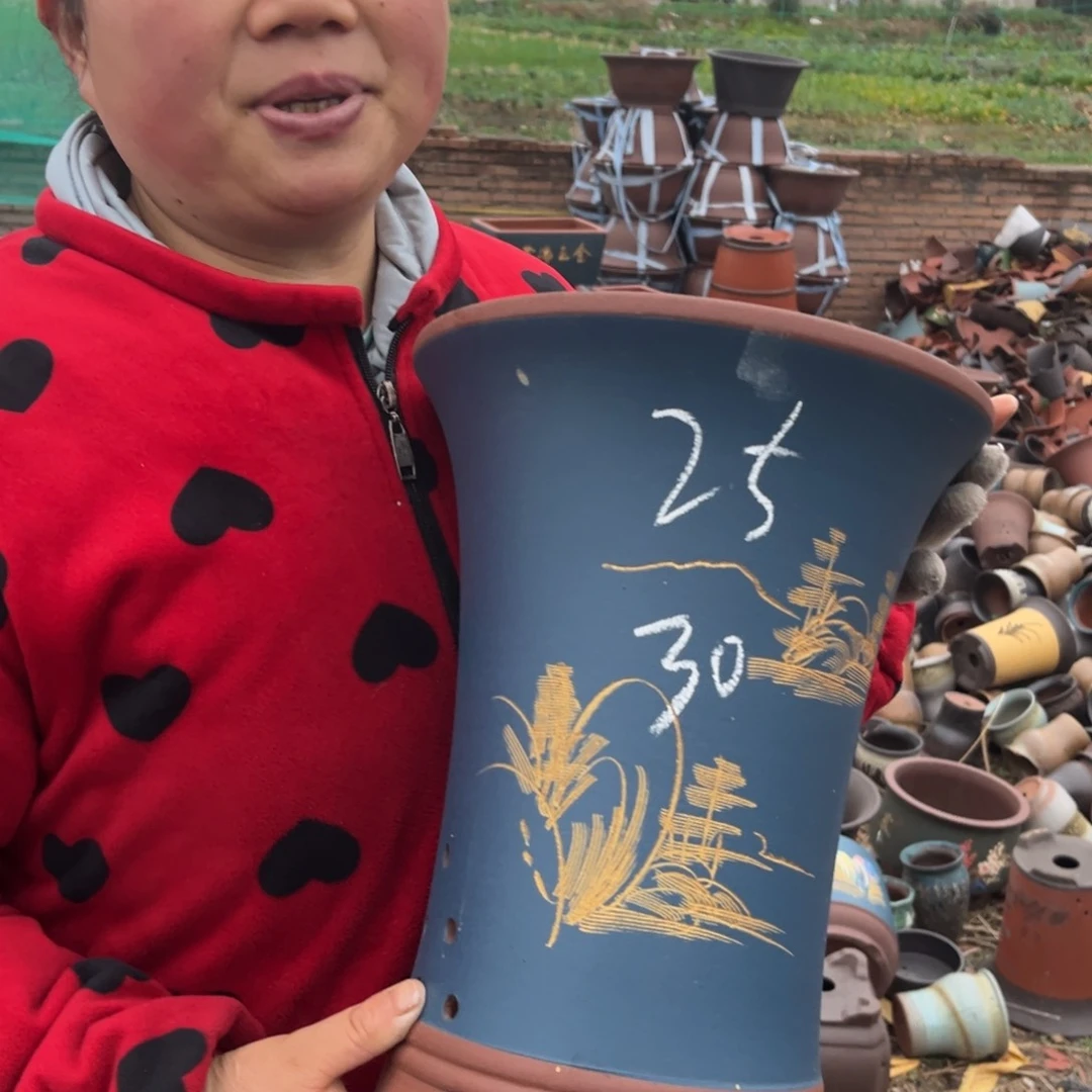 紫泥花盆紫砂花盆