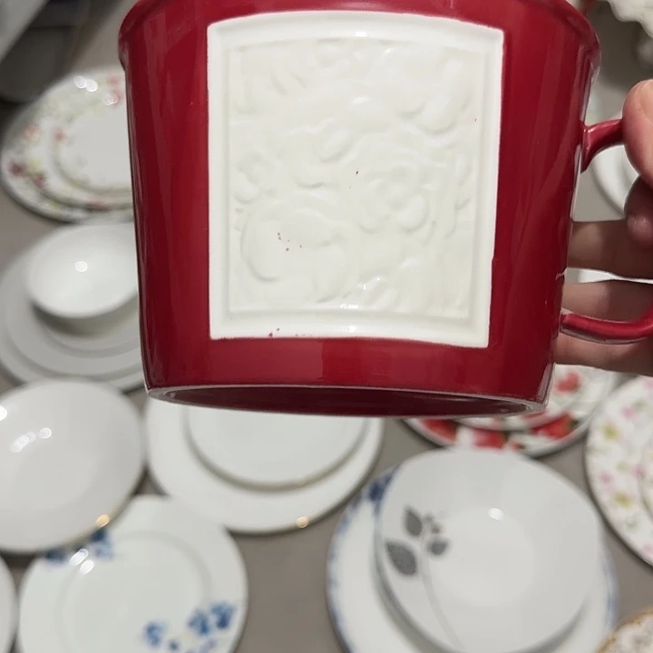 外贸尾单微瑕打单杯泡面杯一个