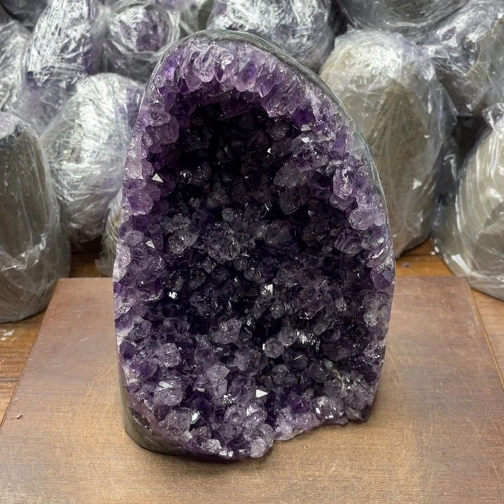 未镶嵌紫晶摆件紫晶