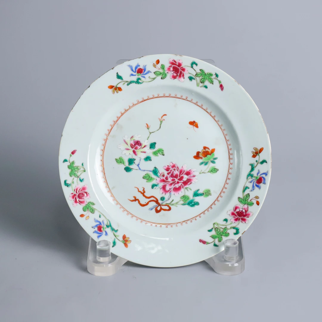 清雍正 粉彩花卉纹盘1-M2XI7000886