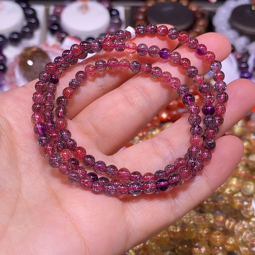 未镶嵌手链水晶超七4.8