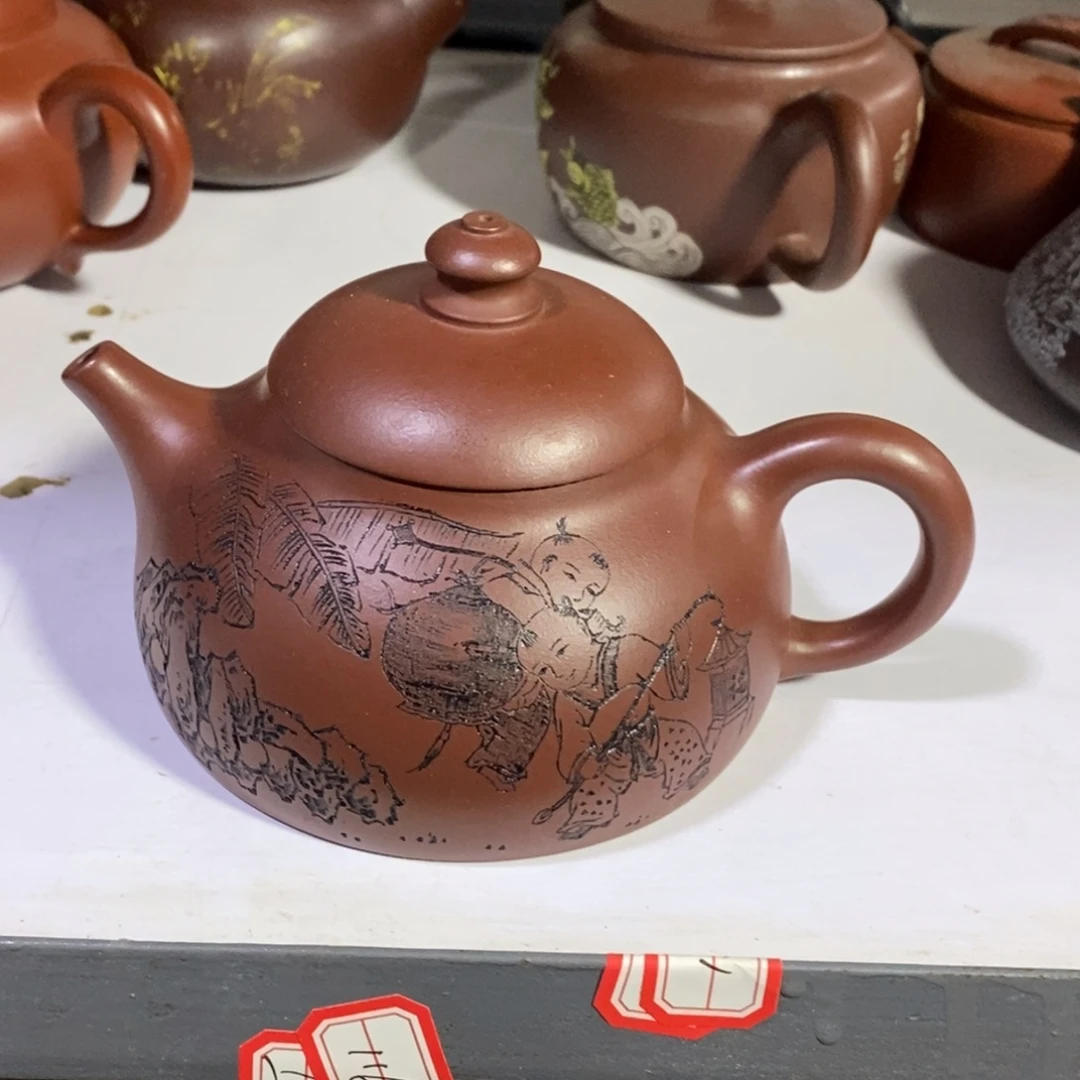 茶壶紫砂白32 匏瓜