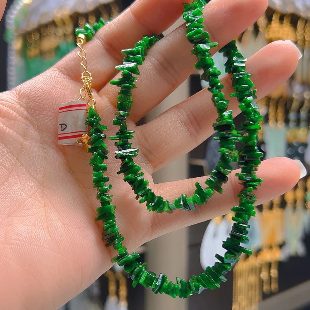 未镶嵌翡翠耳饰仙