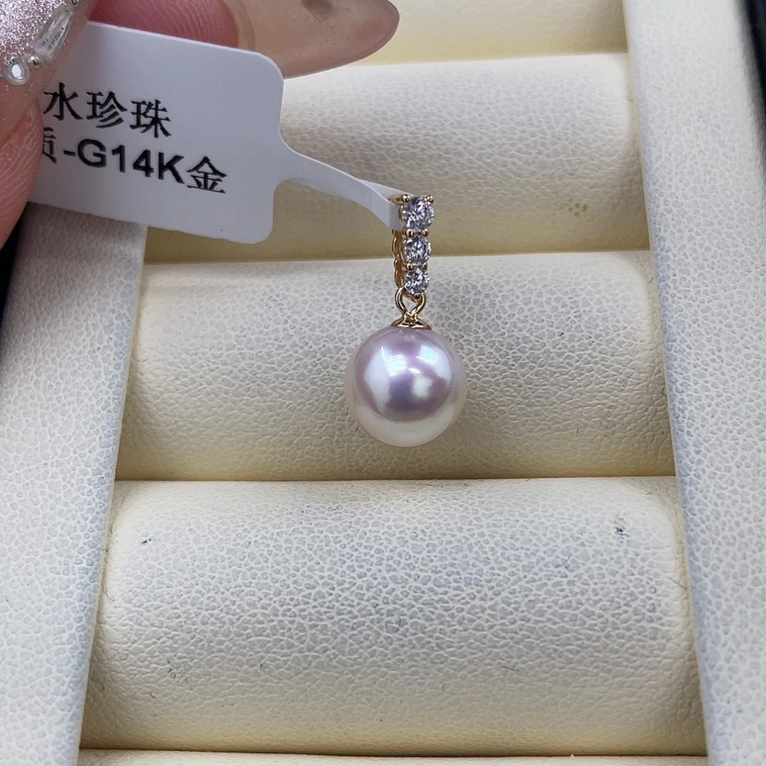 海水珍珠颈饰14K金镶嵌