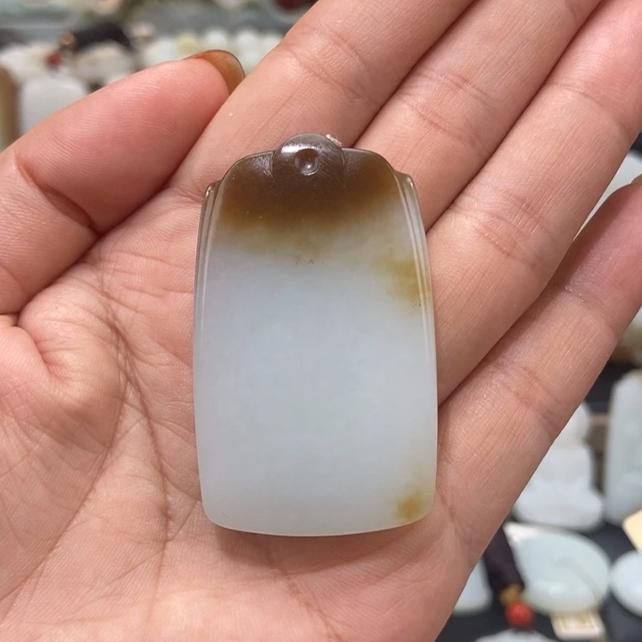 颈饰未镶嵌和田玉猢*猴