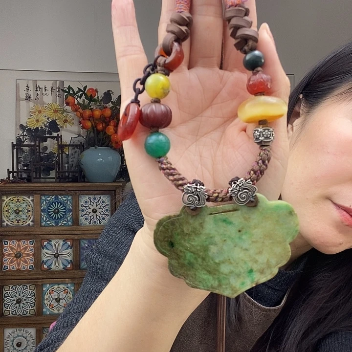 翡翠项链未镶嵌项链