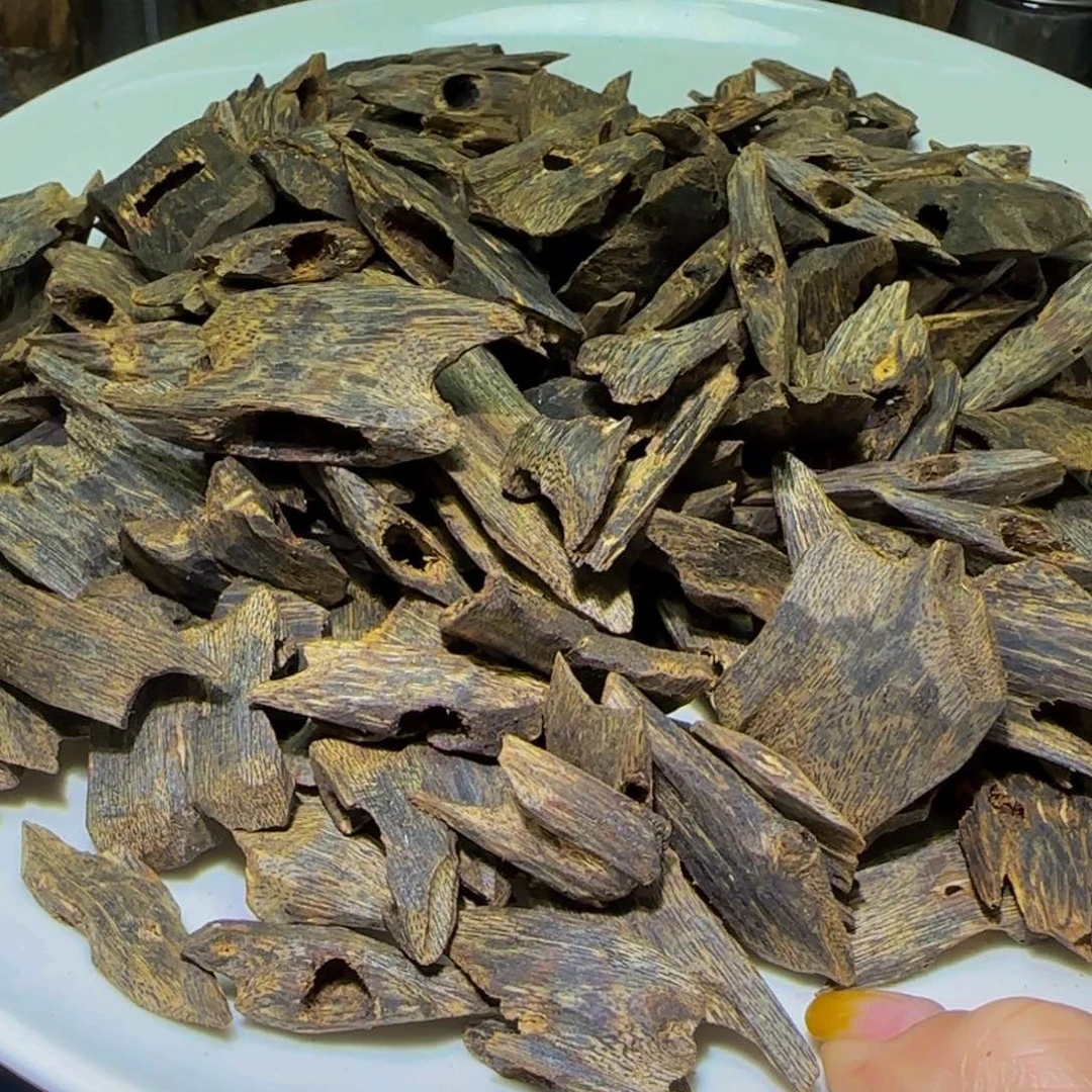 沉香手把件小*沉香奇楠海陆丰原母树沉水老料339克