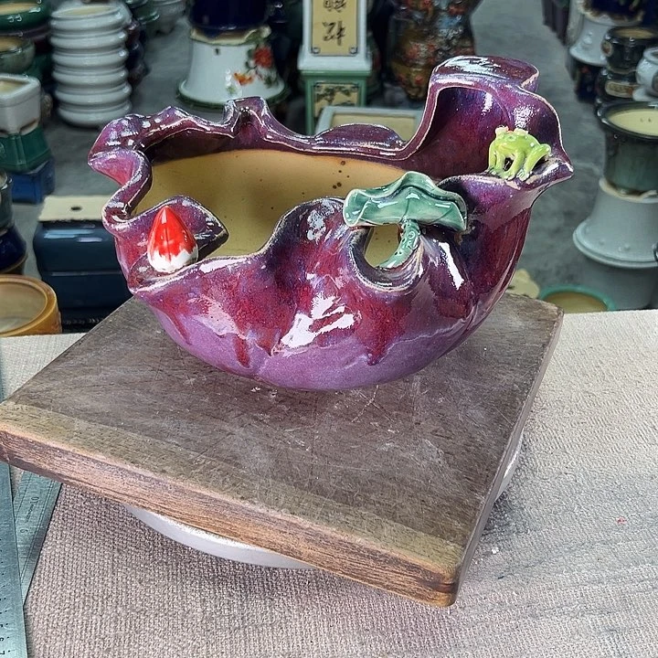 泳坤堂石湾盆微瑕