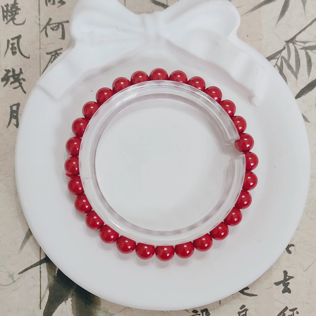 含辰砂工艺品朱砂手链 高含量朱砂 帝王砂手链