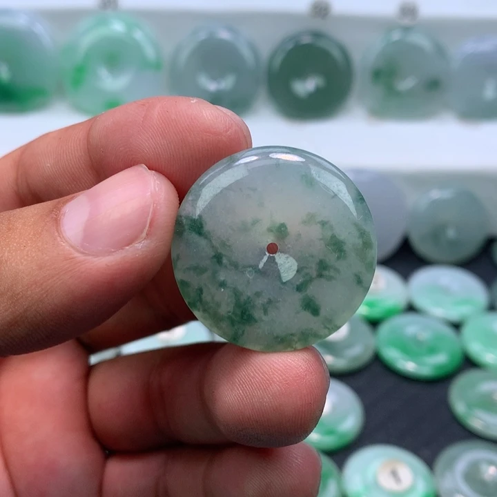 颈饰未镶嵌翡翠缅甸天然A货翡翠29.5-5.7