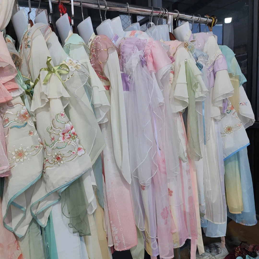 儿童汉服下单备注编码 超仙可爱女童汉服