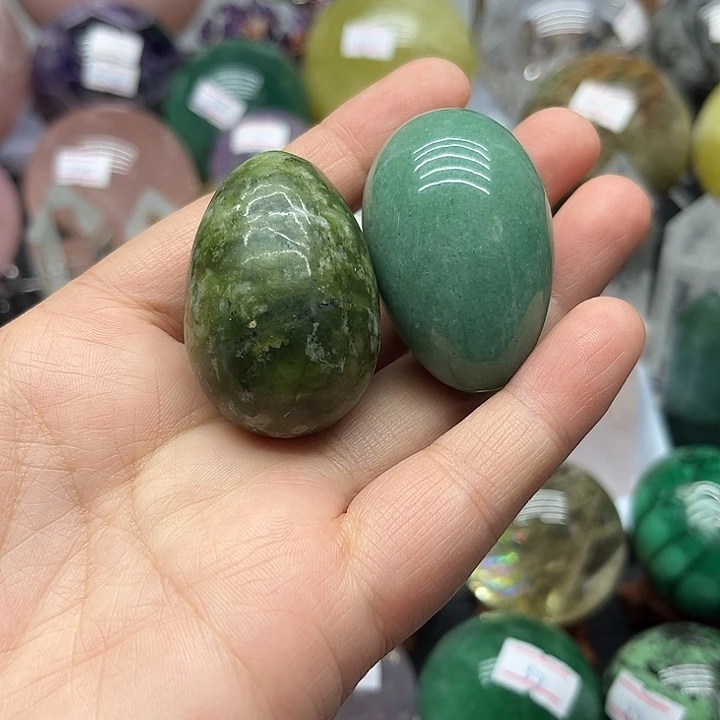 珠宝半成品未镶嵌水晶107克蛋蛋