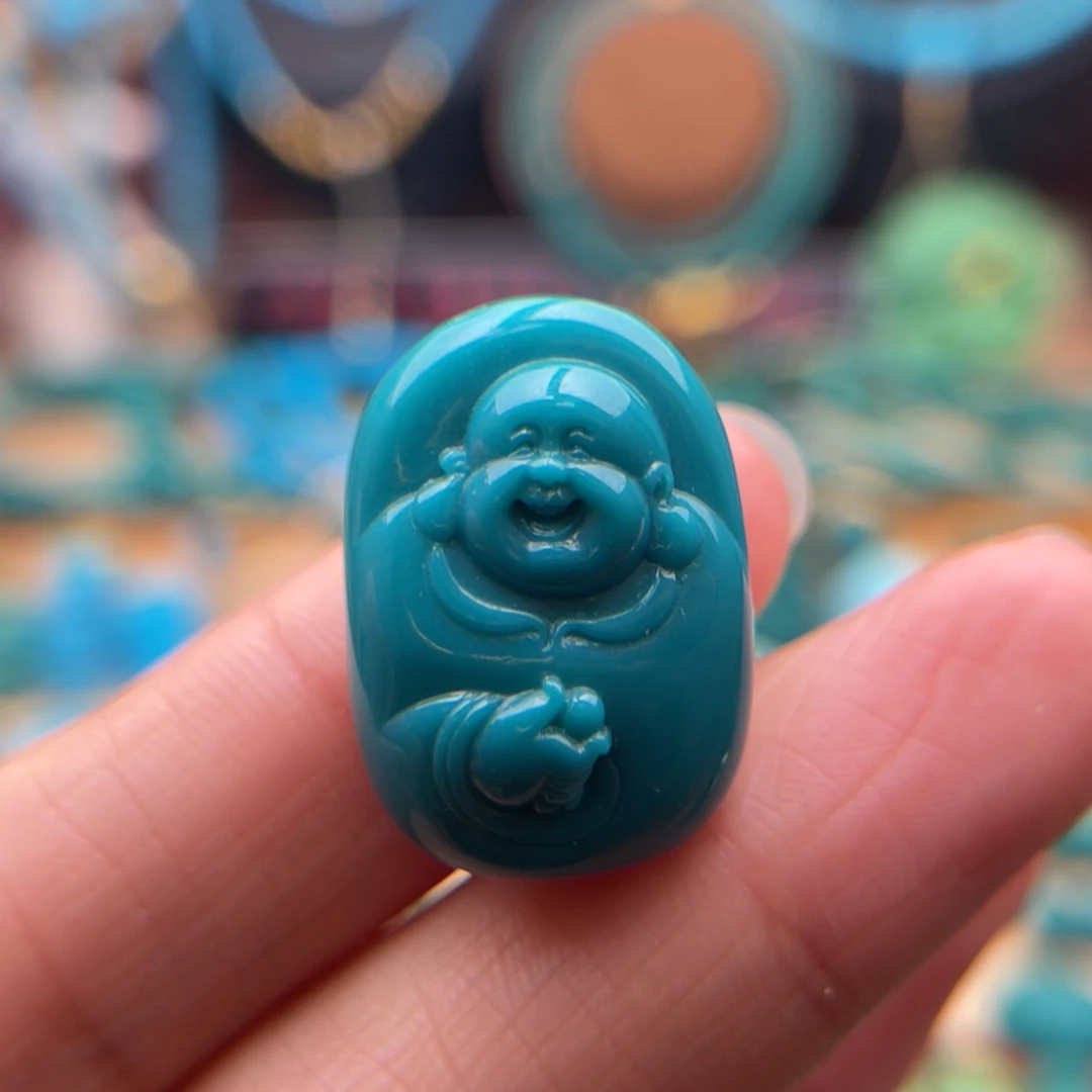 绿松石珠宝奇石未镶嵌