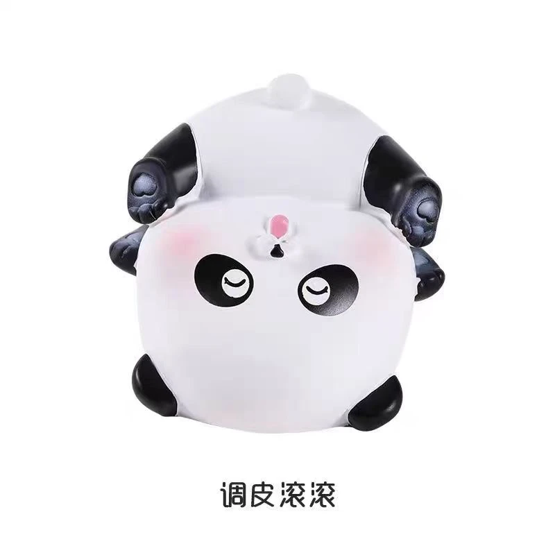 熊猫树脂摆件 治愈系摆件 可爱摆件