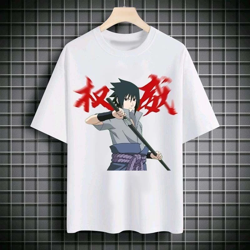 夏季新款权威火影忍者衣服纯棉短袖男童T恤女童宝宝休闲上衣2025