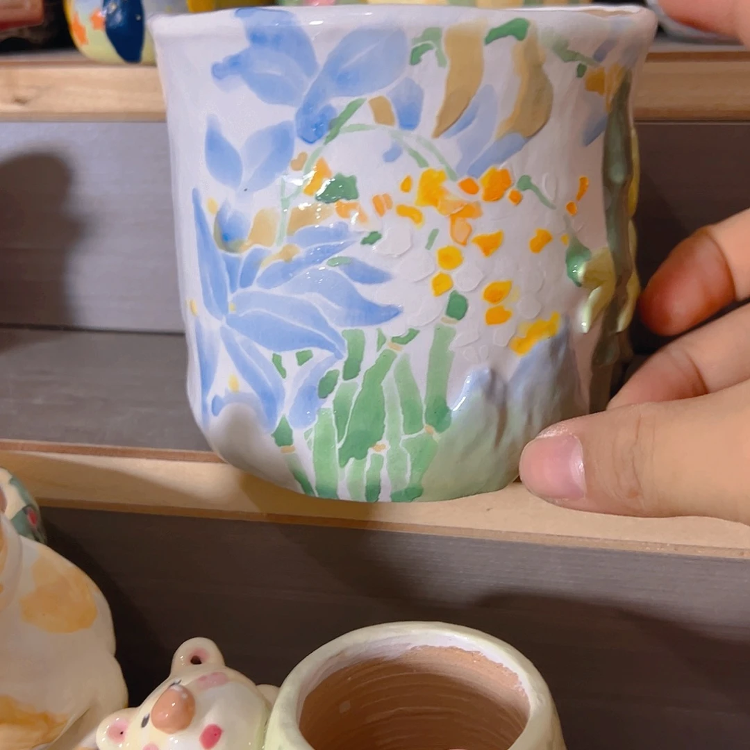 清仓老梧家的手工多肉花盆