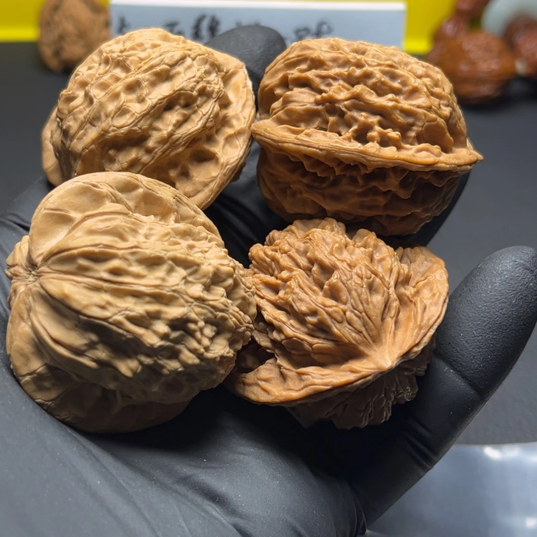 木***楊核桃文玩核桃蟠龙纹