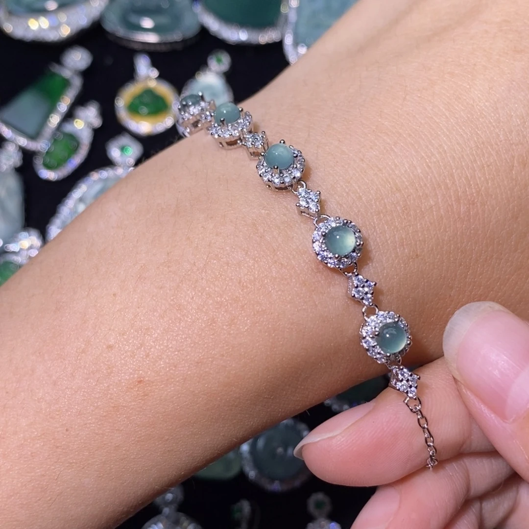 翡翠未镶嵌颈饰天然