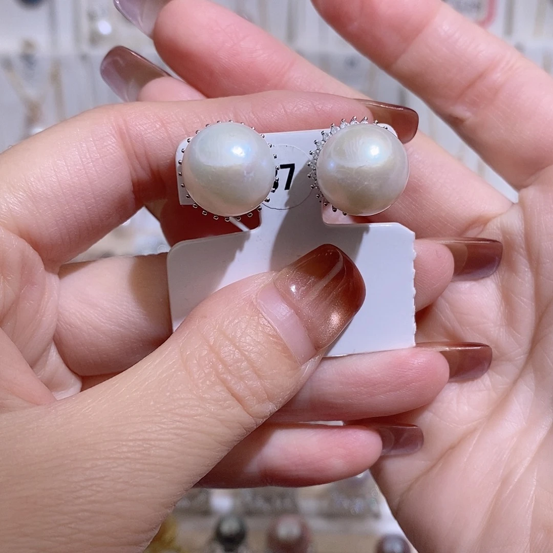 耳饰未镶嵌淡水珍珠w13