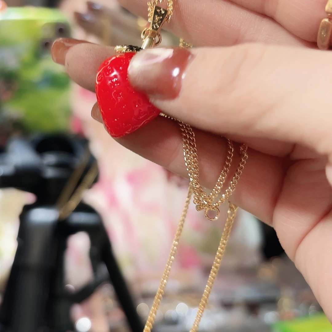 花岗石纯铜锡合金纯铜项链