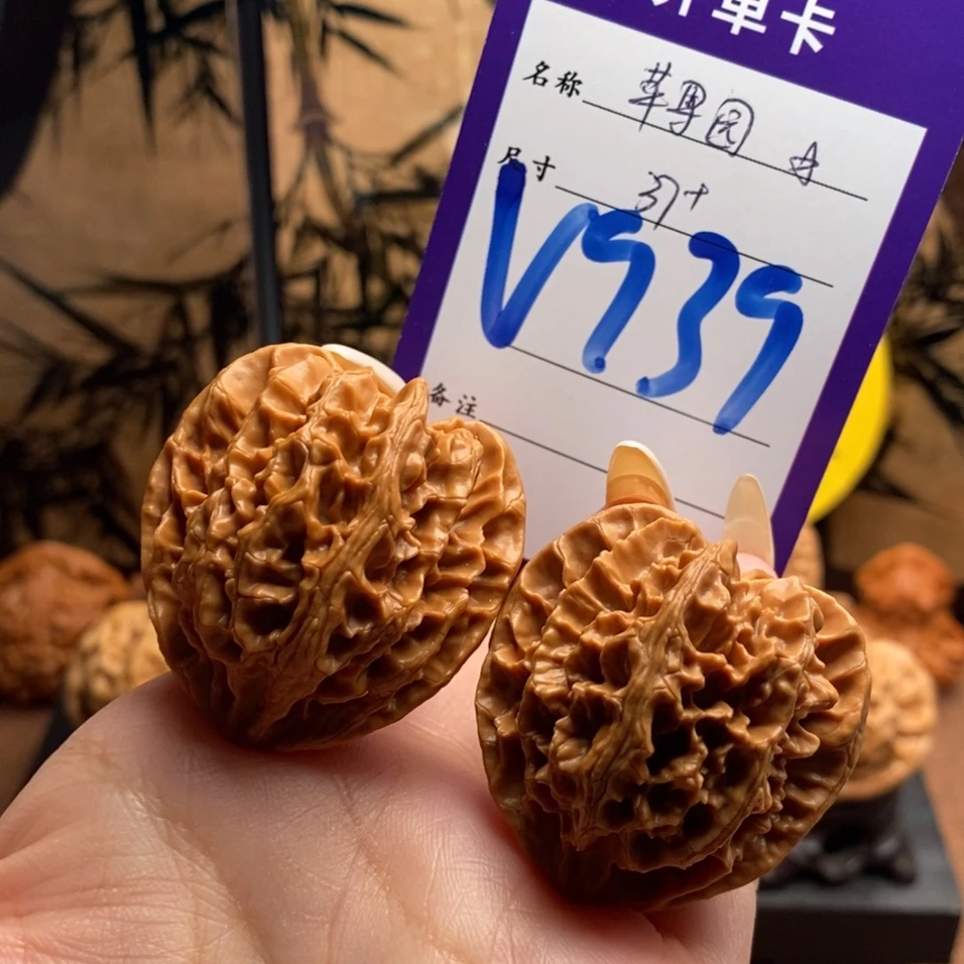 文玩核桃把件原桩苹果园37