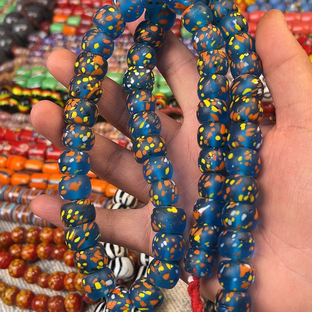 琉璃非金属蓝色点彩 2