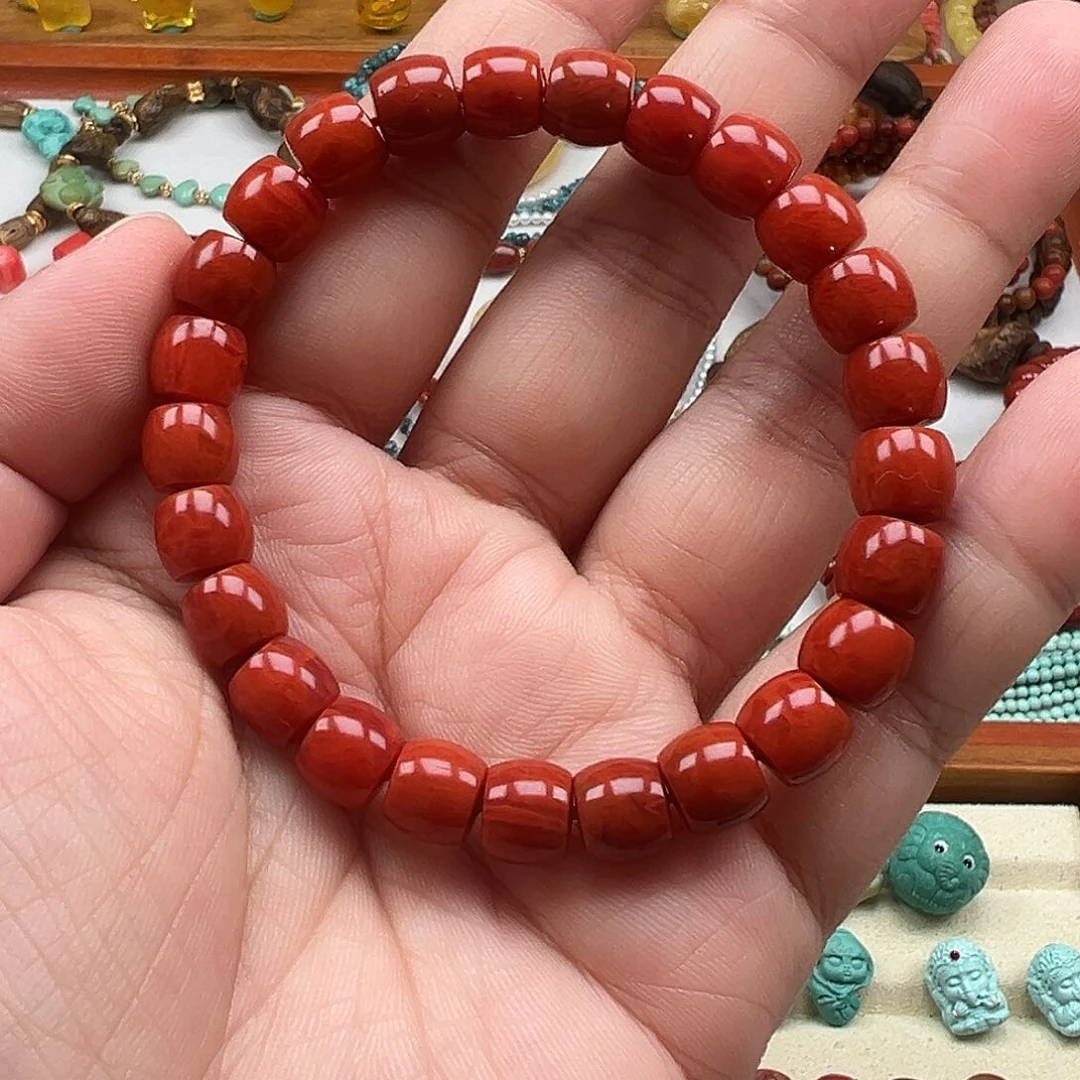 南红玛瑙手串未镶嵌?**?