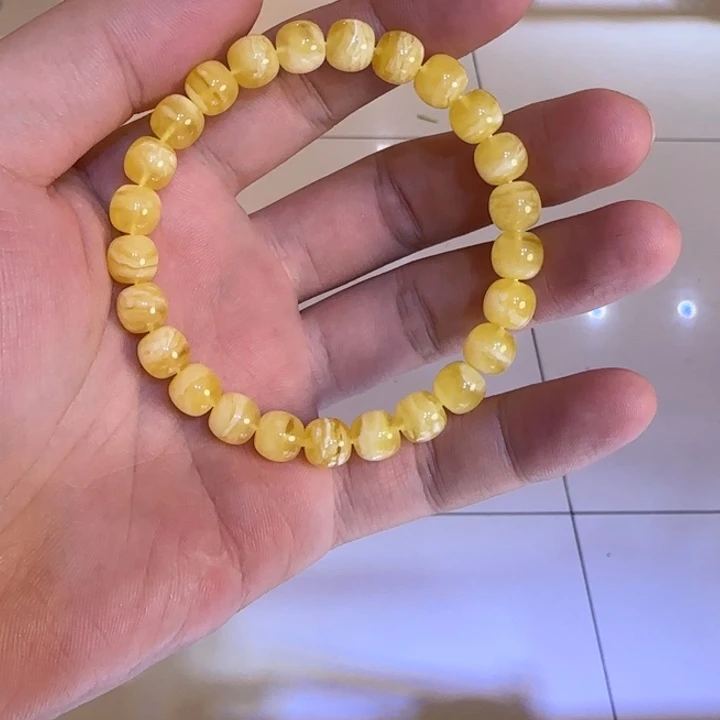 手链琥珀未镶嵌蜜蜡