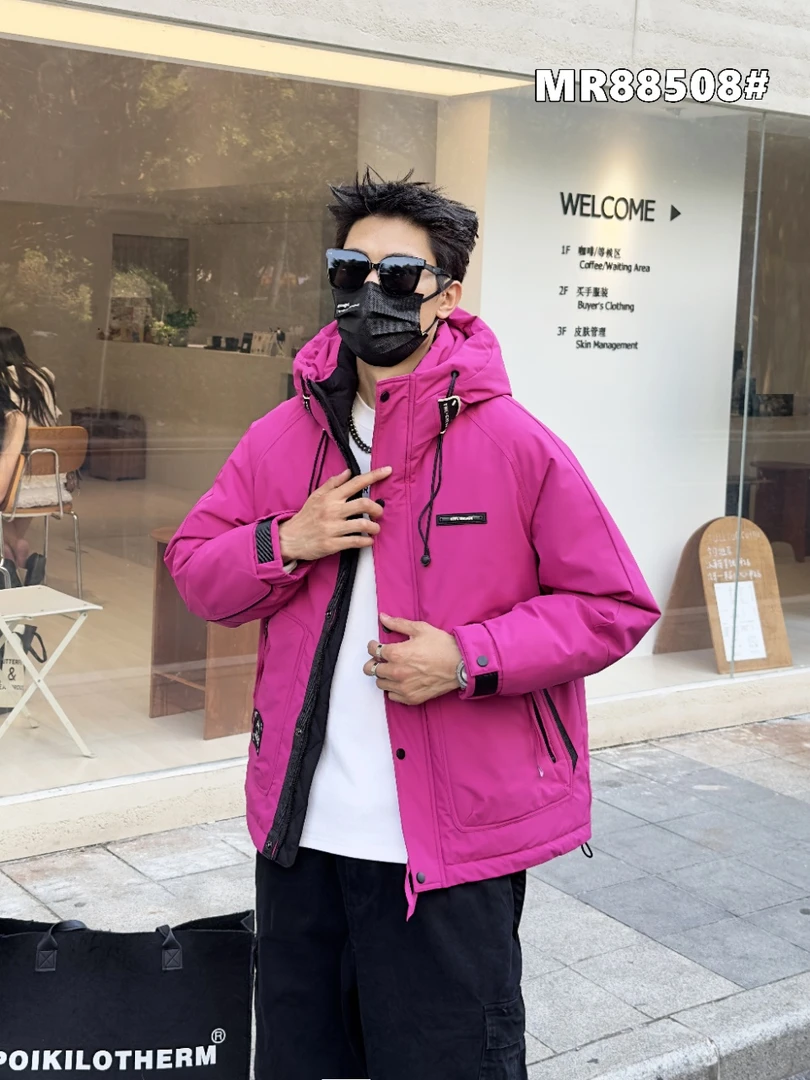 88508-男女同款户外休闲加厚连帽防风保暖时尚防寒服非标