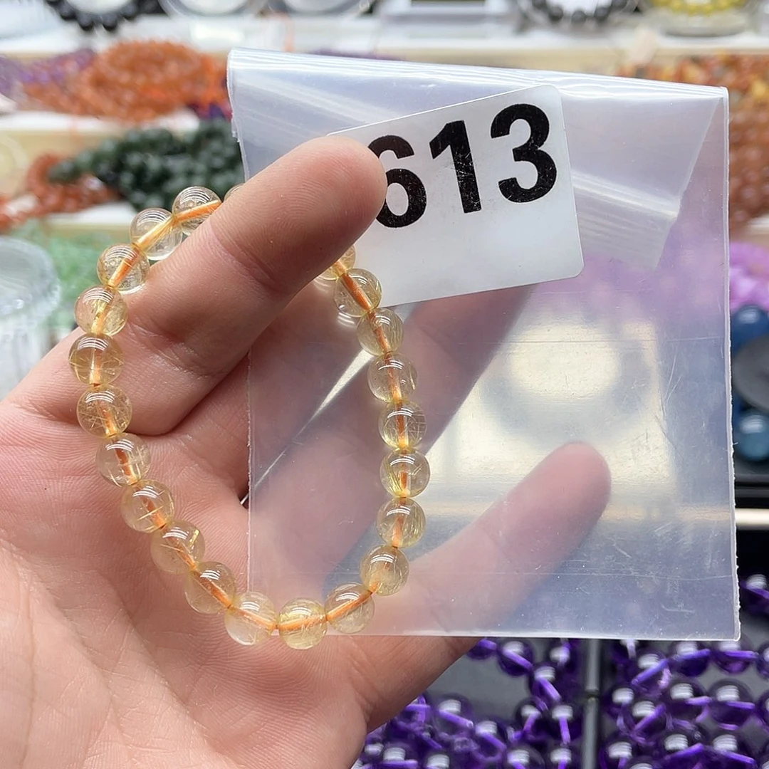 水晶手链未镶嵌牛*天然