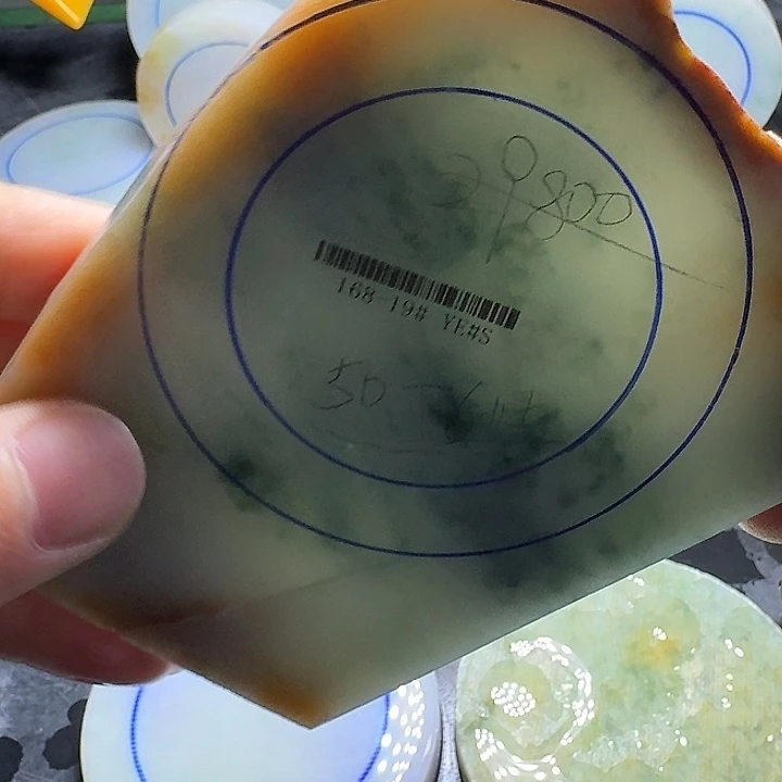 老***六定制翡翠未镶嵌手镯