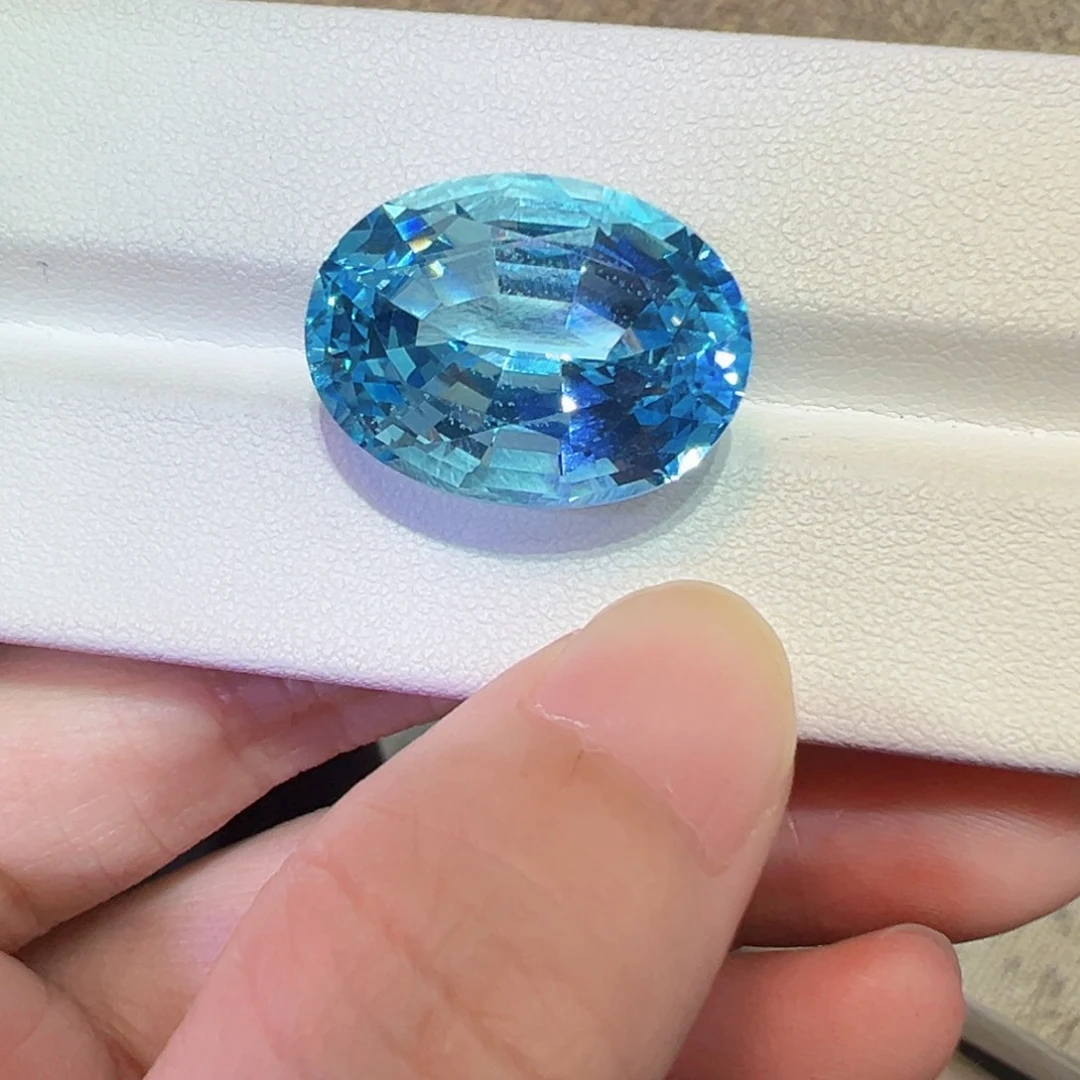 托帕石裸石31.45ct天空蓝