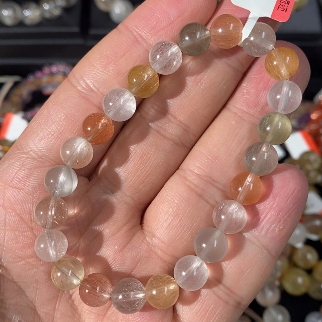 手链水晶未镶嵌卡8➕彩兔毛