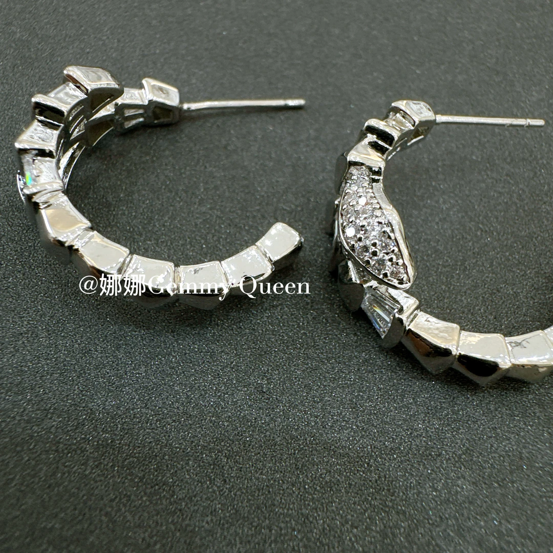 铜合金合成锆石耳饰 娜娜GemmyQueen耳环GQ09609