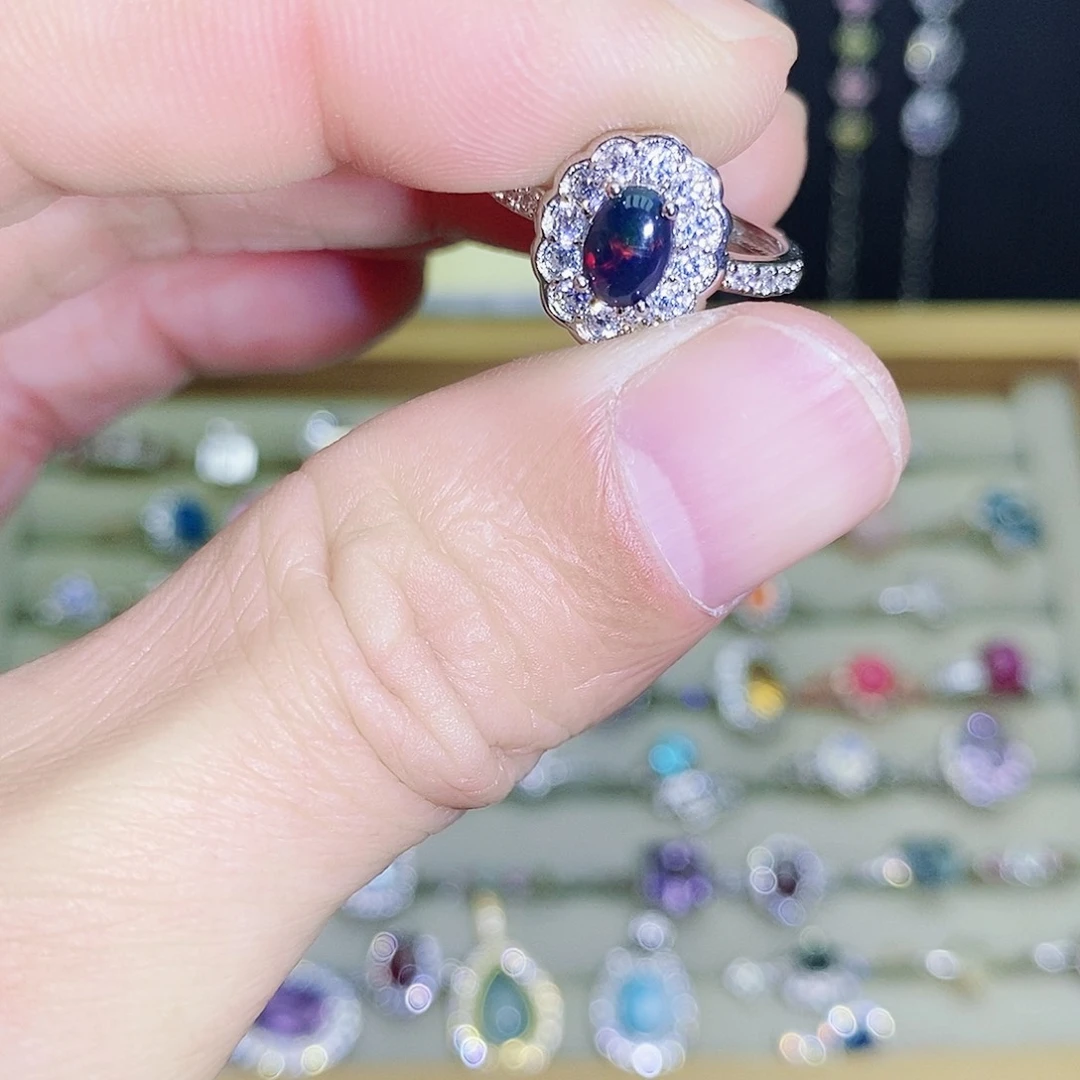 未镶嵌欧泊戒指489