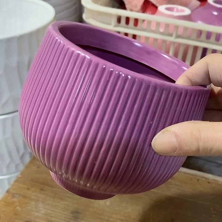 陶摆件陶盆有孔 瑕疵介意勿拍