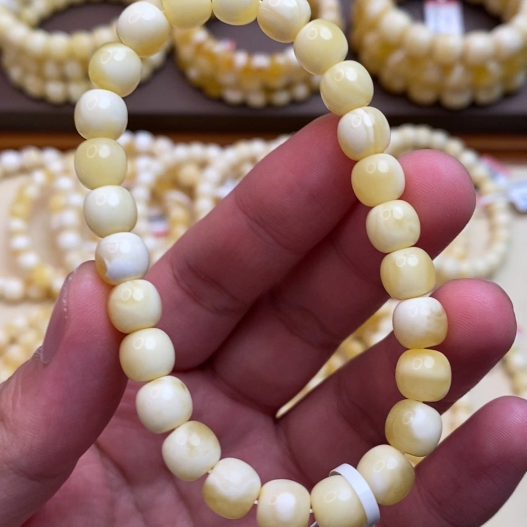 琥珀未镶嵌珠宝奇石8mm