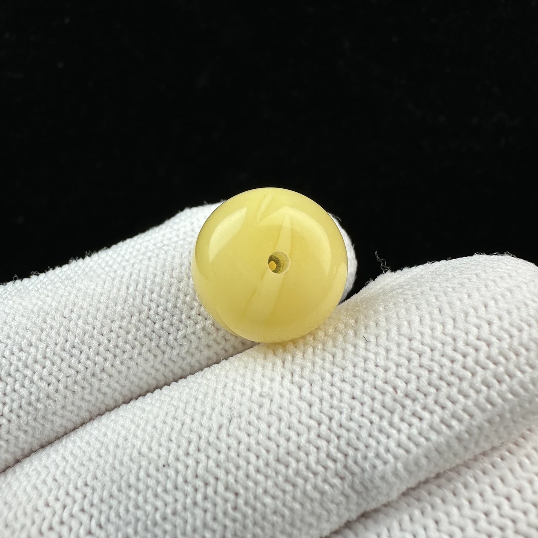 R7381天然蜜蜡 桶珠13.8*11.2mm假一赔四